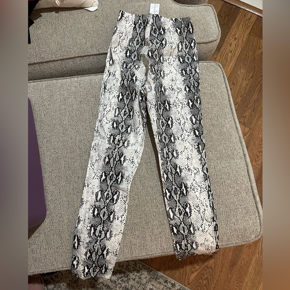 NWT Snakeskin pants